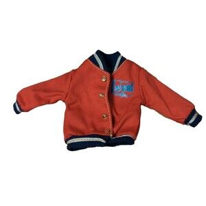 Barbie Doll Jacket Coat Only Mattel Arizona Jean Co Red Blue 15441 Vintage 1995